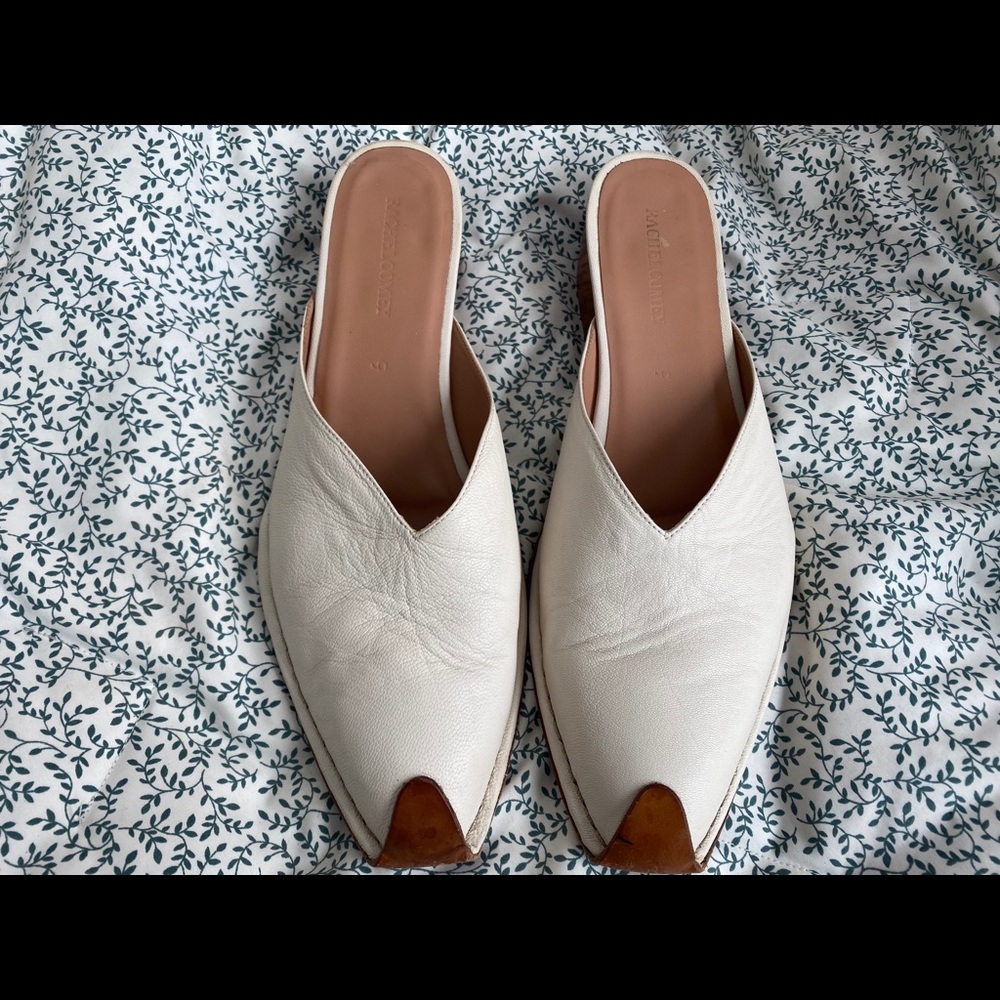 Rachel Comey Sur Slide in Bone Kidskin Size 9